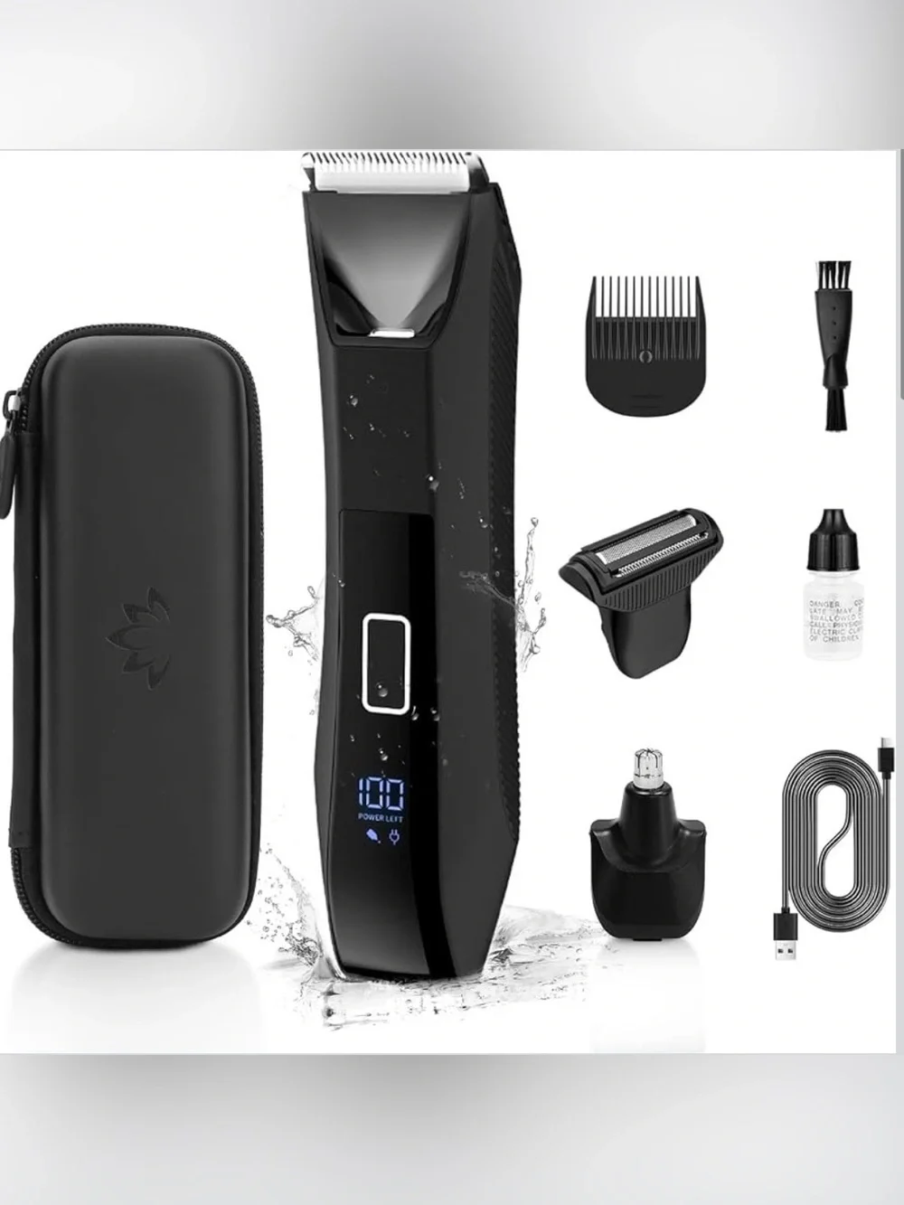 3-in-1 Men’s Body Grooming Trimmer – Waterproof | Brand New